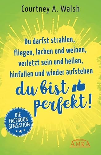 Beispielbild fr Du darfst strahlen, fliegen, lachen und weinen, verletzt sein und heilen, hinfallen und wieder aufstehen ? DU BIST PERFEKT!: Die Facebook-Sensation zum Verkauf von medimops