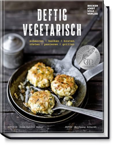 Beispielbild fr Deftig vegetarisch : schmoren, backen, braten, rsten, panieren, grillen. Kochbuch mit 70 vegetarischen Rezepten fr den herzhaften Genuss ohne Fleisch zum Verkauf von Roland Antiquariat UG haftungsbeschrnkt