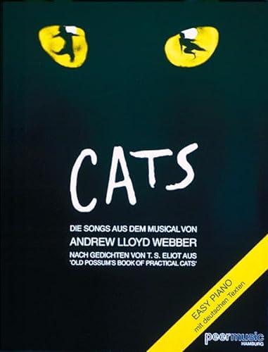 Cats - Easy Piano (9783954560349) by Andrew Lloyd Webber