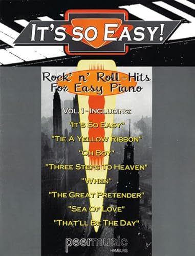 Stock image for It's So Easy, Vol. 1 - Rock 'n' Roll: Hits for Easy Piano for sale by medimops