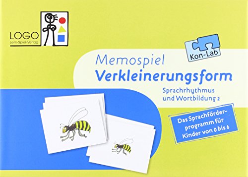 Beispielbild fr KonLab Die Wortfabrik Materialien zum Erwerb sprachrhythmischer Regeln / Sprachrhythmus und Wortbildung 2 "Verkleinerungsform": Memospiel zum Verkauf von Buchpark