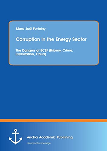 9783954891924: Corruption in the Energy Sector: The Dangers of BCEF (Bribery, Crime, Exploitation, Fraud)