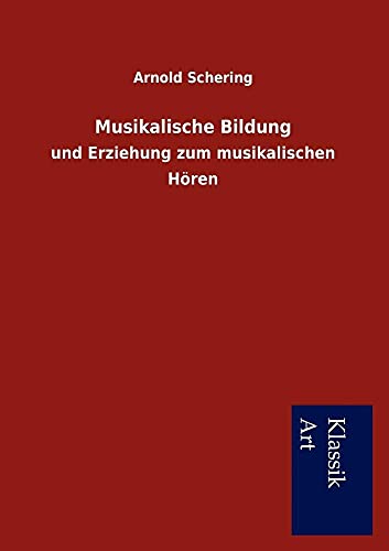 Stock image for Musikalische Bildung for sale by Chiron Media