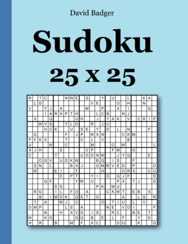 Sudoku 25 x 25 (German Edition) (9783954970438) by Badger, David