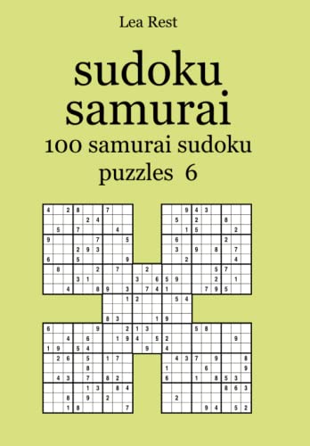 Beispielbild fr sudoku samurai 100 samurai sudoku puzzles 6 zum Verkauf von Books Unplugged