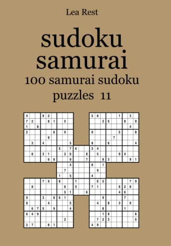 9783954971701: sudoku samurai: 100 samurai sudoku puzzles 11