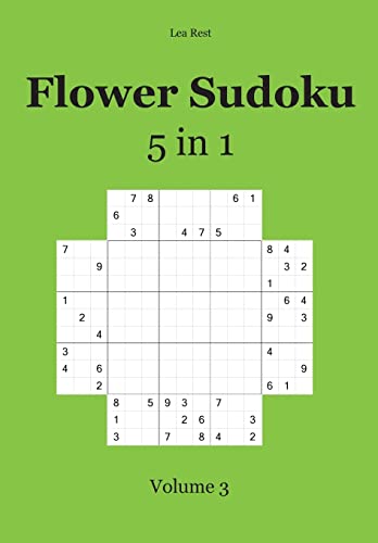 Imagen de archivo de Flower Sudoku: 5 in 1 Volume 3 a la venta por GF Books, Inc.
