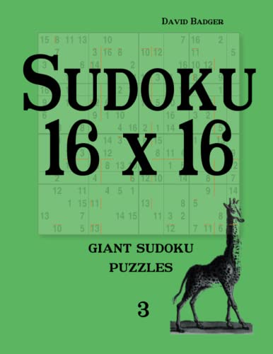 9783954974375: Sudoku 16 x 16: giant sudoku puzzles