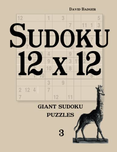 Stock image for Sudoku 12 x 12: giant sudoku puzzles for sale by GF Books, Inc.