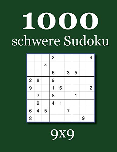 Stock image for 1000 schwere Sudoku 9x9 for sale by medimops