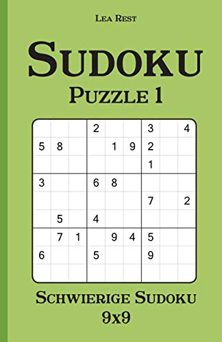 9783954976362: Sudoku Puzzle 1: Schwierige Sudoku 9x9