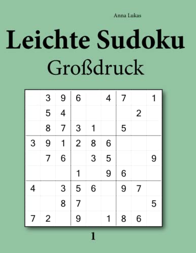 Beispielbild fr Leichte Sudoku Grodruck 1 zum Verkauf von Buchpark