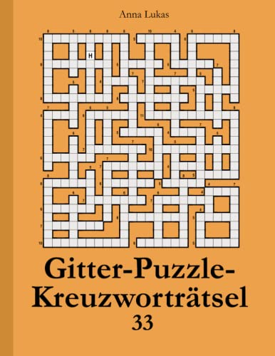 Beispielbild fr Gitter-Puzzle-Kreuzwortrtsel 33 (German Edition) zum Verkauf von Book Deals