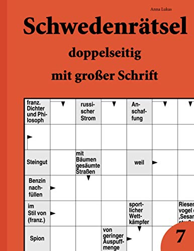 Beispielbild fr Schwedenrtsel doppelseitig mit groer Schrift 7 (German Edition) zum Verkauf von GF Books, Inc.