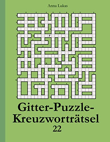 Beispielbild fr Gitter-Puzzle-Kreuzwortrtsel 22 (German Edition) zum Verkauf von Book Deals