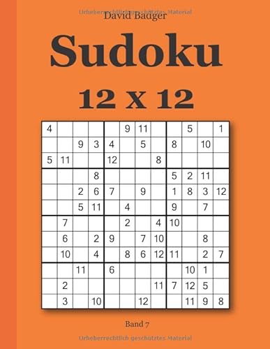 Beispielbild fr Sudoku 12x12 - Band 7 zum Verkauf von Buchpark