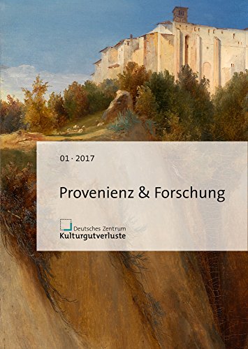 Beispielbild fr Provenienz & Forschung: Heft 1/2017 zum Verkauf von medimops