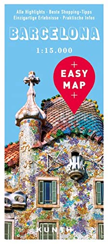 Stock image for EASY MAP Europa BARCELONA: 1:15000 (KUNTH EASY MAP) for sale by medimops