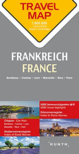 Beispielbild fr Reisekarte Frankreich 1:800.000 zum Verkauf von Blackwell's
