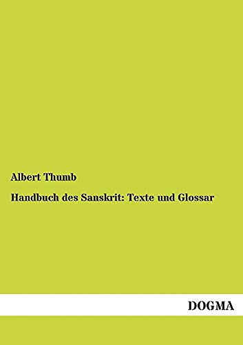 9783955070960: Handbuch des Sanskrit: Texte und Glossar (German Edition)