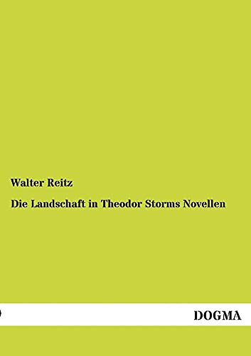 9783955073077: Die Landschaft in Theodor Storms Novellen (German Edition)