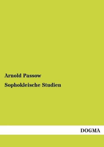 Stock image for Sophokleische Studien for sale by Ria Christie Collections