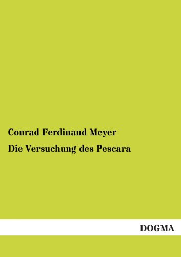 9783955079451: Die Versuchung Des Pescara (German Edition)