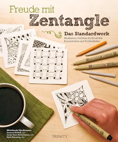 Imagen de archivo de Freude mit Zentangle (Standardwerk): Meditatives Zeichnen fr Kreativitt, Konzentration und Wohlbefinden. Das attraktive Standardwerk mit ber 100 Mustern a la venta por medimops