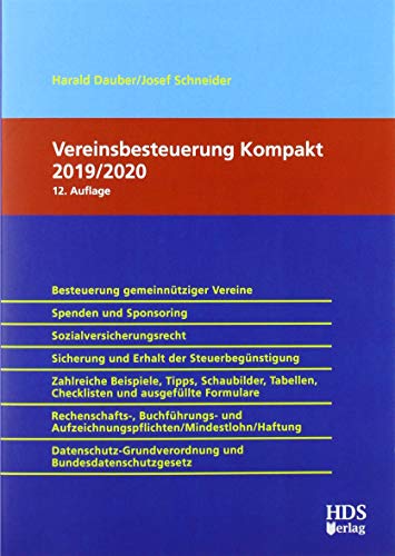 9783955545642: Vereinsbesteuerung Kompakt 2019/2020