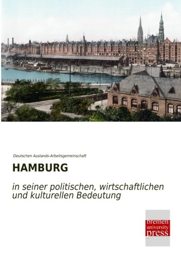 9783955629649: HAMBURG: in seiner politischen, wirtschaftlichen und kulturellen Bedeutung