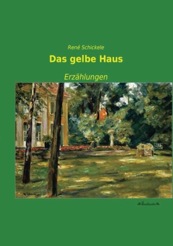 9783955633516: Das gelbe Haus: Erzaehlungen: Erzhlungen