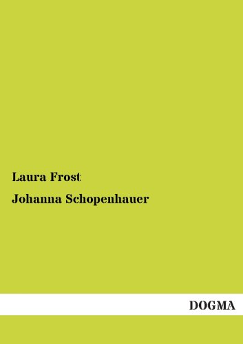 Stock image for Johanna Schopenhauer (German Edition) for sale by Lucky's Textbooks