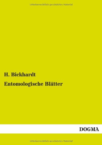 9783955806187: Entomologische Bltter