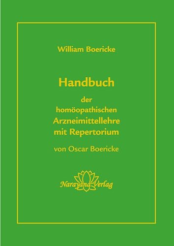 Beispielbild fr Handbuch der homopathischen Arzneimittellehre mit Repertorium -Language: german zum Verkauf von GreatBookPrices