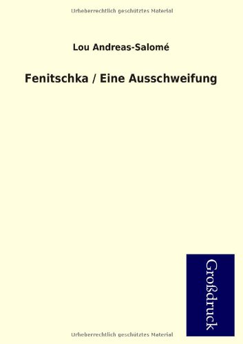 Beispielbild für Fenitschka / Eine Ausschweifung zum Verkauf von Antiquariat BuchX