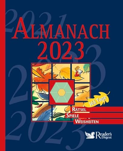 Imagen de archivo de Almanach 2023: 365 Tage Rtsel Spiele Weisheiten a la venta por medimops