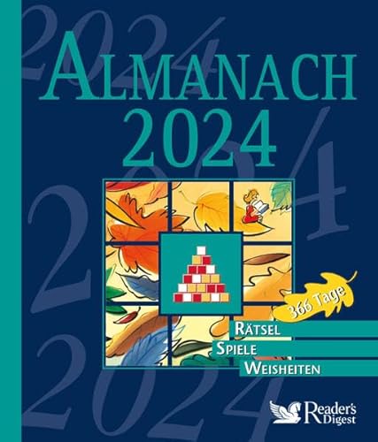 Imagen de archivo de Almanach 2024: 365 Tage Rtsel Spiele Weisheiten a la venta por medimops