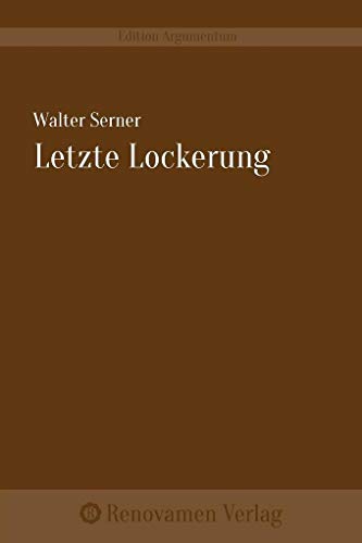 9783956210181: Letzte Lockerung