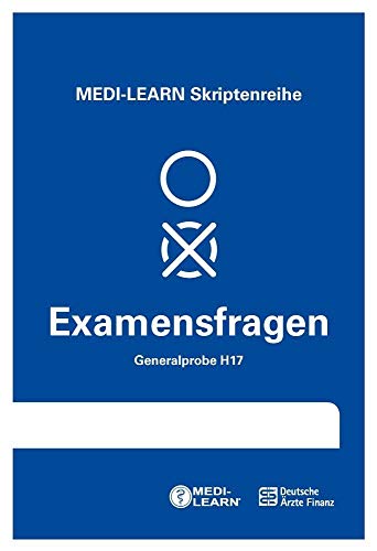 Beispielbild fr MEDI-LEARN Skriptenreihe: Generalproben H17 - Physikum zum Verkauf von medimops