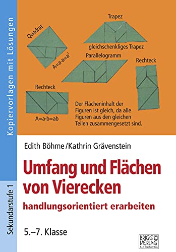 Stock image for Umfang und Flchen von Vierecken handlungsorientiert erarbeiten. 5.-7. Klasse for sale by Revaluation Books