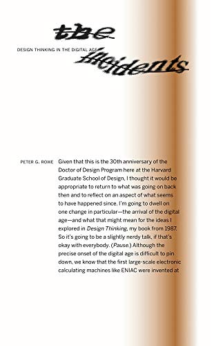 Beispielbild fr Design Thinking in the Digital Age (Incidents) (Sternberg Press / The Incidents) zum Verkauf von WorldofBooks