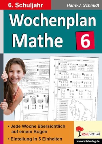 Beispielbild fr Wochenplan Mathe / Klasse 6 zum Verkauf von Blackwell's