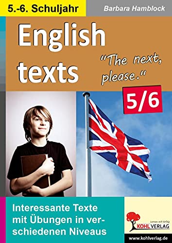 9783956866432: English texts - The next, please. / 5.-6. Schuljahr: Texte zu Alltagssituationen in drei Niveaustufen