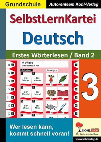 9783956866906: SelbstLernKartei Deutsch 3: Band 3: Erstes Wrterlesen 2