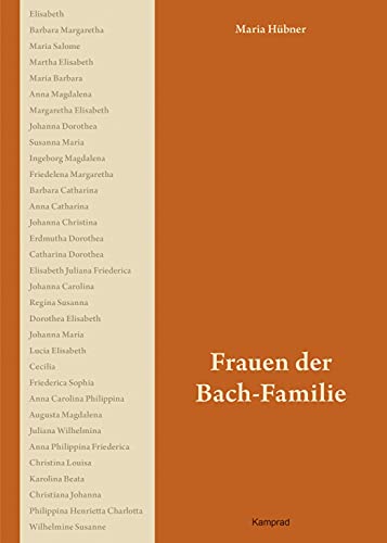 Beispielbild fr Frauen der Bach-Familie zum Verkauf von Blackwell's