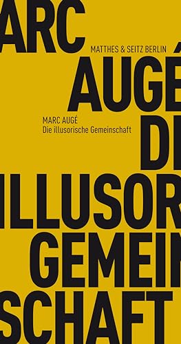 Beispielbild fr Die illusorische Gemeinschaft -Language: german zum Verkauf von GreatBookPrices