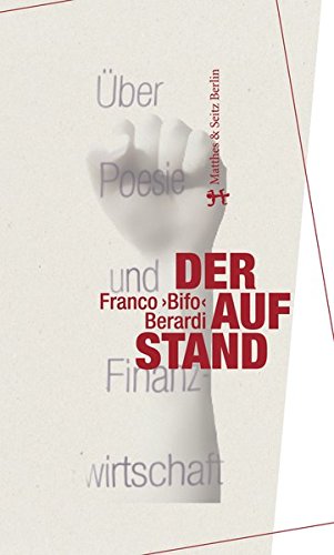 Stock image for Der Aufstand: ber Poesie und Finanzwirtschaft for sale by medimops