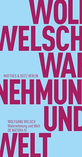 Stock image for Wahrnehmung und Welt -Language: german for sale by GreatBookPrices