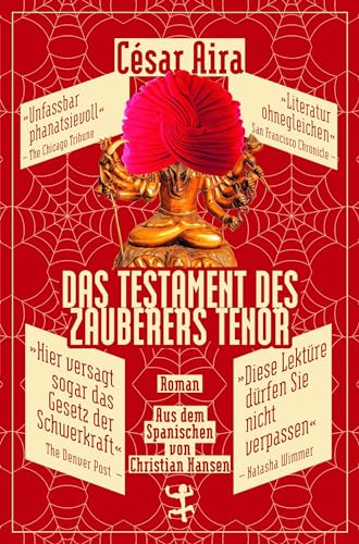 Beispielbild fr Das Testament des Zauberers Tenor (Bibliothek Csar Aira) zum Verkauf von medimops