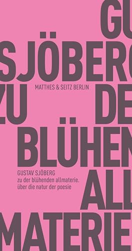 9783957578785: zu der blhenden allmaterie: 151